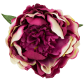 [w03024] Główka kwiatowa peonia duża 12cm trójkolorowa