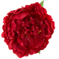 [w03025] Główka kwiatowa peonia duża 12cm czerwona
