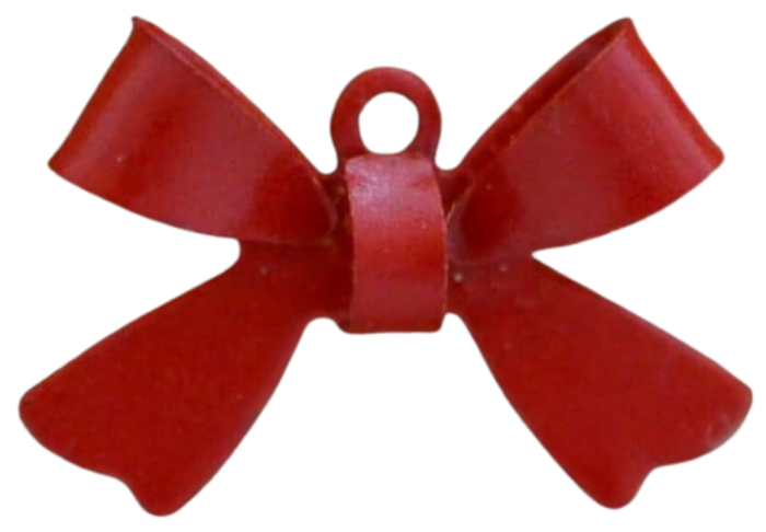 [00727] Zawieszka kokardka w kolorze czerwonym.png