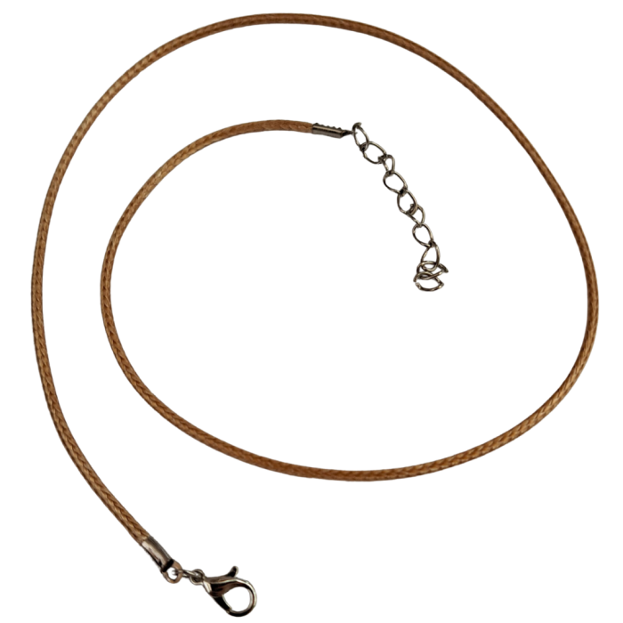 [15163] Baza naszyjnika imitacja skóry orzechowa