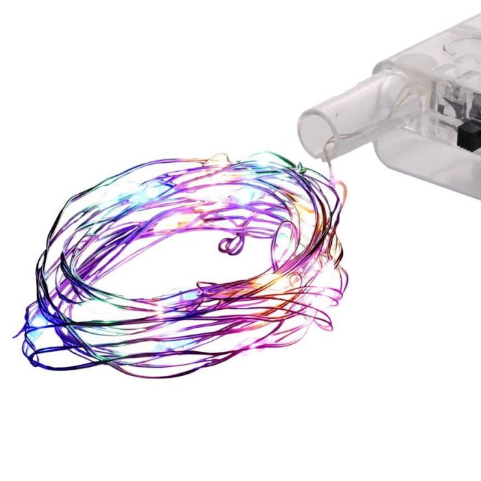 [608117] Lampki led na druciku 2m kolorowe