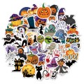 [721106] Zestaw naklejek na halloween potworki 50szt