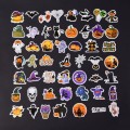 [721106] Zestaw naklejek na halloween potworki 50szt