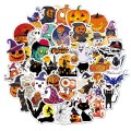 [721107] Zestaw naklejek na halloween potworki duże 50szt