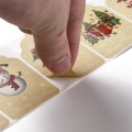 [ś07507] Naklejki świąteczne metki na rolce małe 250szt