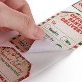 [ś07509] Naklejki świąteczne metki kolorowe duże 200szt