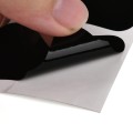 [721141] Naklejki etykiety nieregularne czarne 8szt