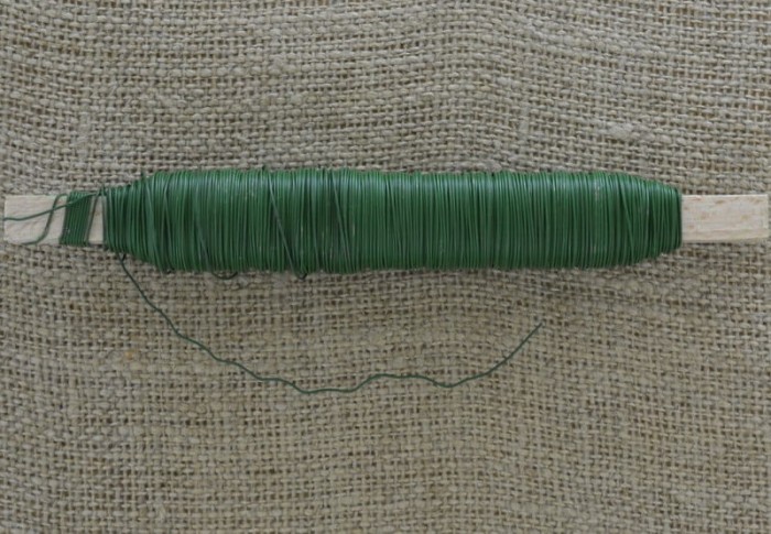  [670102] Drut florystyczny zielony 0,5mm 100gram