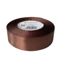 [825227] Wstążka satynowa 25mm 32mb kasztanowa