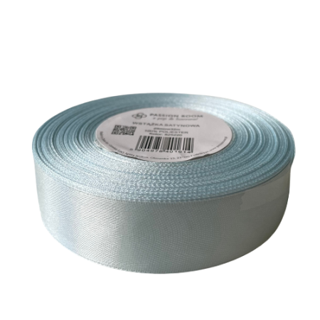 [825220] Wstążka satynowa 25mm 32mb baby blue
