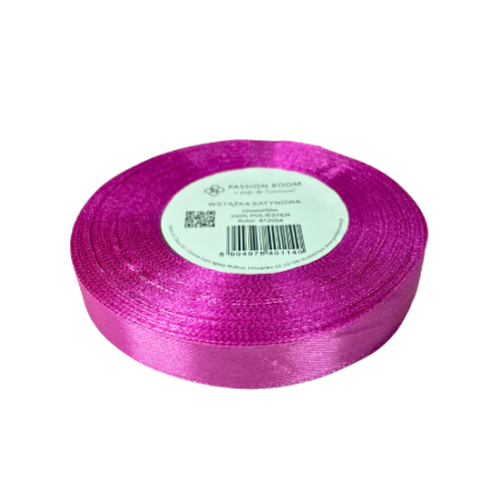 [812054] Wstążka satynowa 12mm 32mb magenta