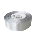 [825221] Wstążka satynowa 25mm 32mb popielata