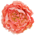 [w03030] Główka kwiatowa peonia duża 12cm łososiowo-różowa