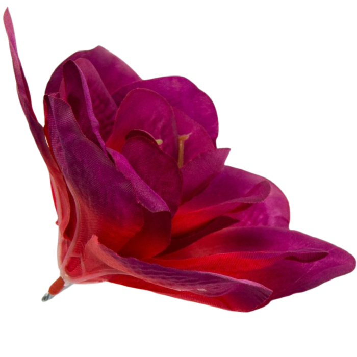 [w04261] Główka kwiatowa clivia 15-16cm fioletowo-różowa z czerwonym środkiem