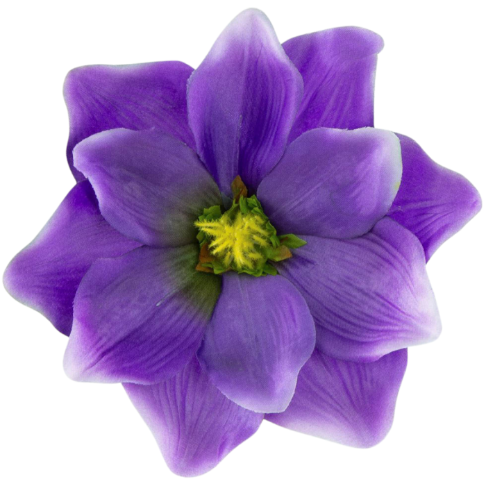 [w04270] Główka kwiatowa magnolia 18cm fioletowa