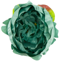 [w03033] Główka kwiatowa peonia duża 9cm morska zgaszona