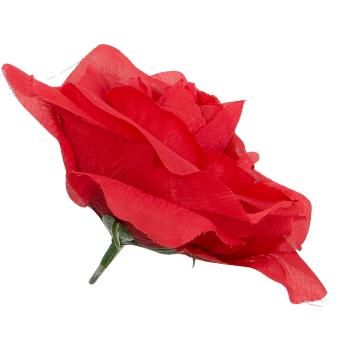 [w04302] Róża główka 12cm czerwona