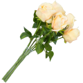 [w0585] Róża na gałązce 47cm morelowa