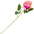 [w0589] Róża na gałązce 47cm cukierkowo-fioletowa