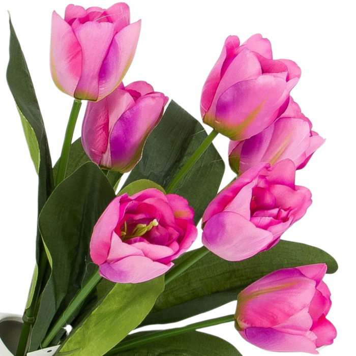 [w04331] Bukiet tulipanów ciemnoróżowy 47cm