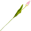 [w04337] Tulipan na gałązce drobny 49cm jasnoróżowy