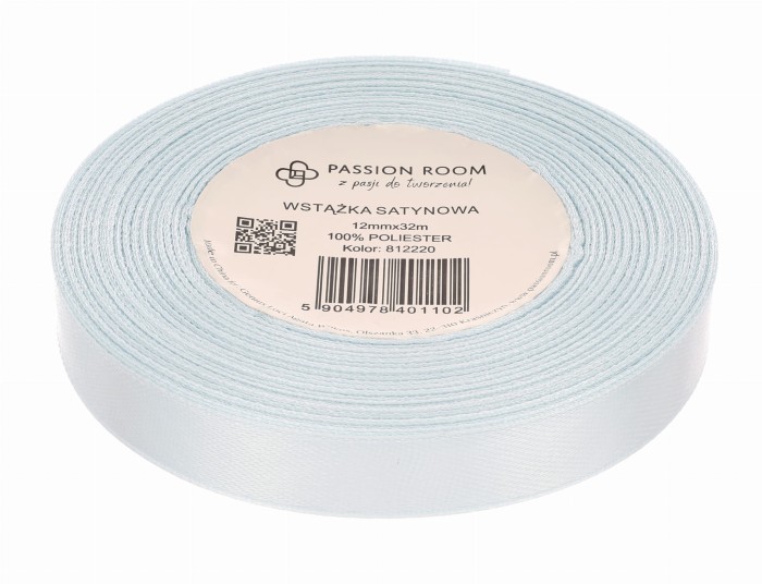[812220] Wstążka satynowa 12mm 32mb baby blue