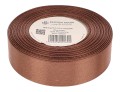 [825227] Wstążka satynowa 25mm 32mb kasztanowa