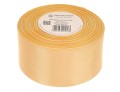 [850219] Wstążka satynowa 50mm 32mb miodowa