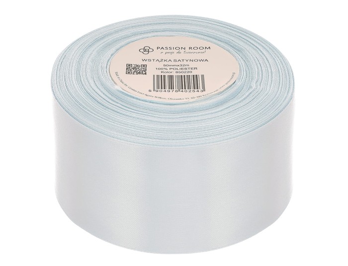 [850220] Wstążka satynowa 50mm 32mb baby blue