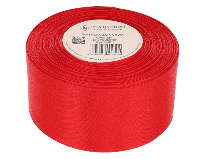 [850216] Wstążka satynowa 50mm 32mb mikołajowa