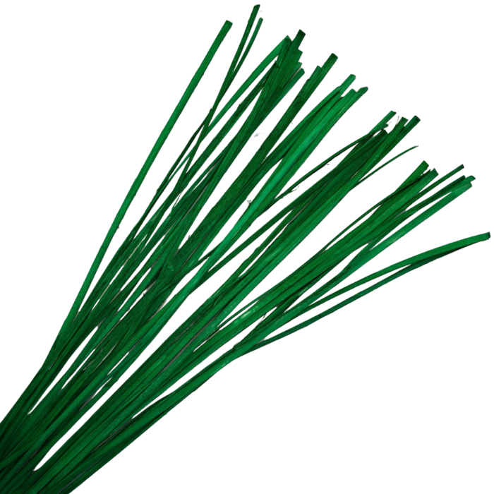 [61257] Rattan płaski około 45-50g zielony