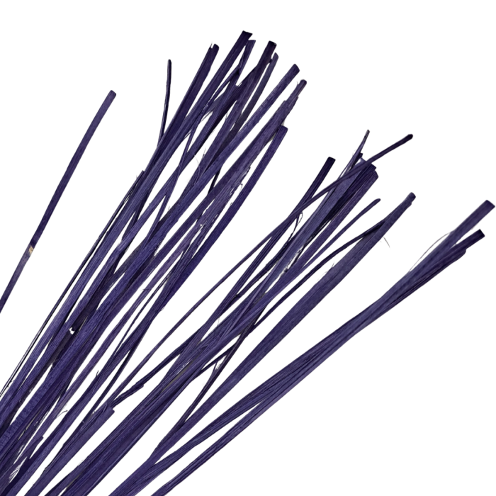 [61261] Rattan płaski około 45-50g przydymiony fioletowy