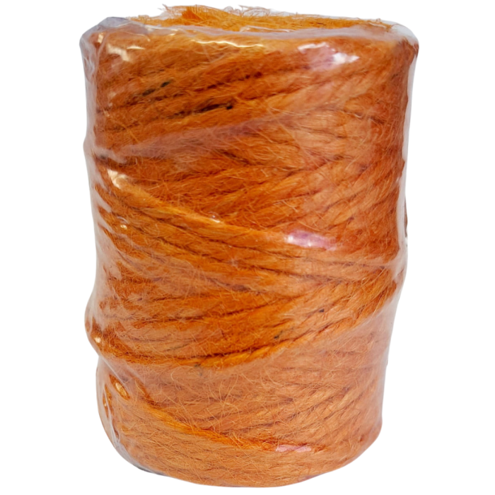 [74187] Sznurek jutowy pomarańczowy 50g 2mm