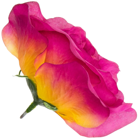 [w129065] Róża główka 12cm magenta z żółtym