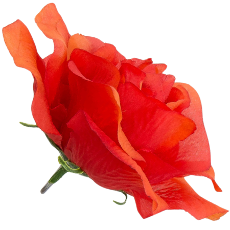 [w129074] Róża główka 12cm orange