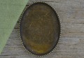 101132 Klasyczna baza medalionu w kolorze brązu na kaboszon 15*20mm 3szt