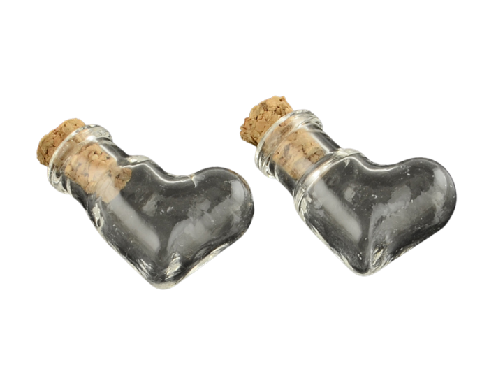 [614125] Buteleczka szklana but 25*20mm z korkiem