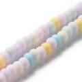 [760629] Koraliki porcelanowe 3x4mm mix pastelowy około 135szt