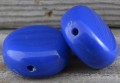 702485 Koralik akrylowy dysk 22mm niebieski