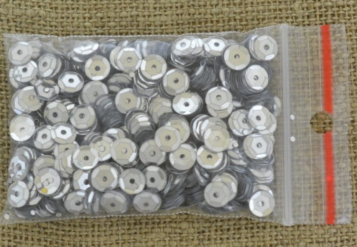 [55525] Cekiny łamane srebrne 6mm 12 gram