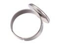 [50318] Baza pierścionka ze stali nierdzewnej na kaboszon 14mm