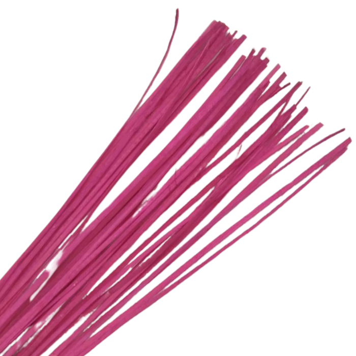 [61272] Rattan płaski około 45-50g różowy barbie