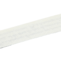 [006606] Wstążka bawełniana 16mm kremowa w czarne napisy 1m