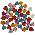 [55511] Kryształki kolorowe serduszka do naklejania 10mm 60szt