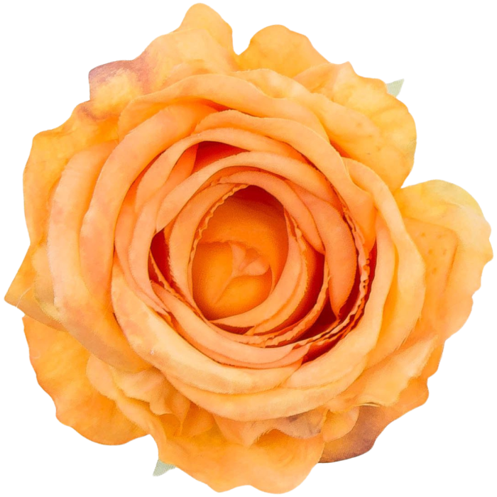 [68b2012] Róża główka 10cm pomarańczowa