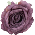 [68b2013] Róża główka 10cm śliwkowa