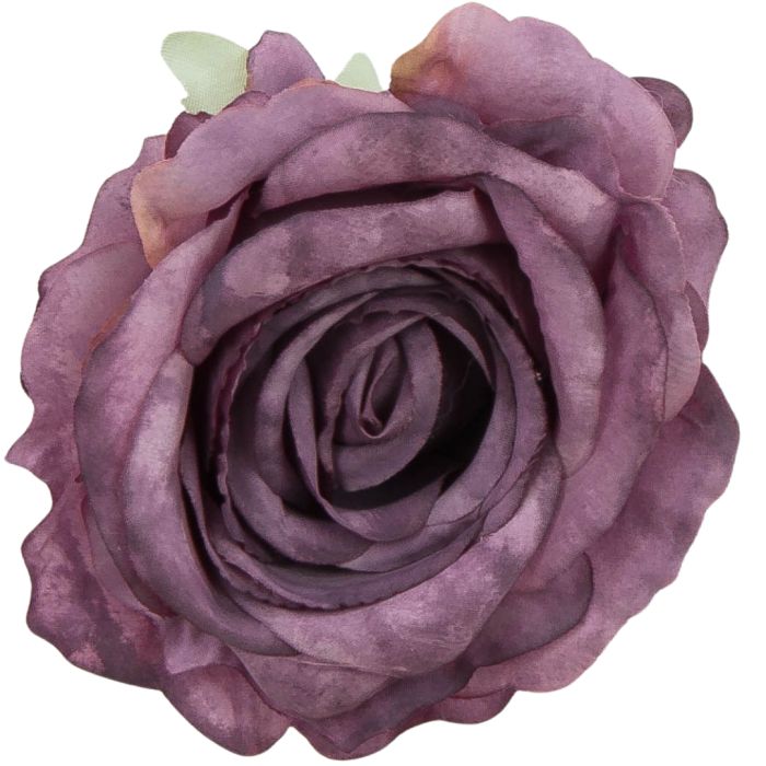 [68b2013] Róża główka 10cm śliwkowa