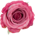 [68b2014] Róża główka 10cm ciemnoróżowa
