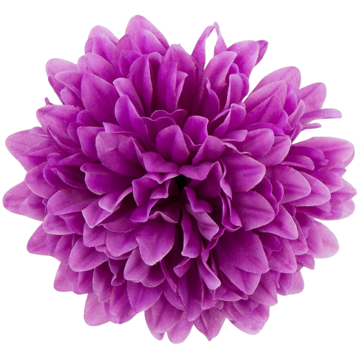 [68d7736] Główka chryzantema 7 płatków 13cm wrzosowa 6szt