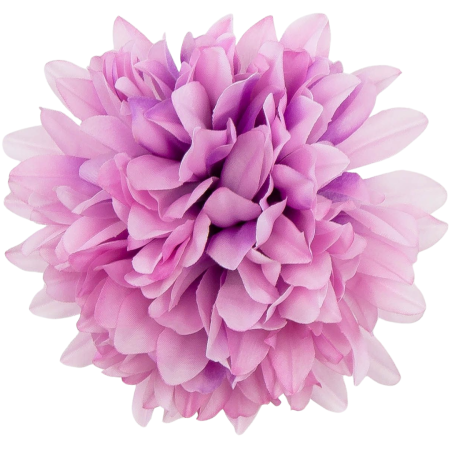 [68d7724] Główka chryzantema 7 płatków 13cm lawendowa 6szt